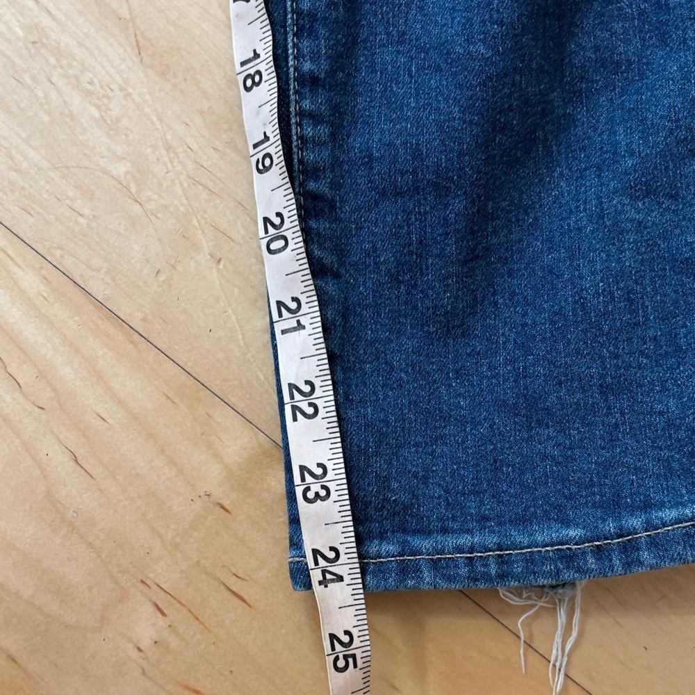 GAP Distressed Vintage Slim 29s Jeans in Deep Blue - Picture 6 of 11